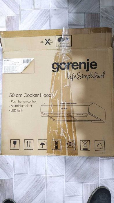 Вытяжка встраиваемая под шкаф gorenje whu 529 ex/m