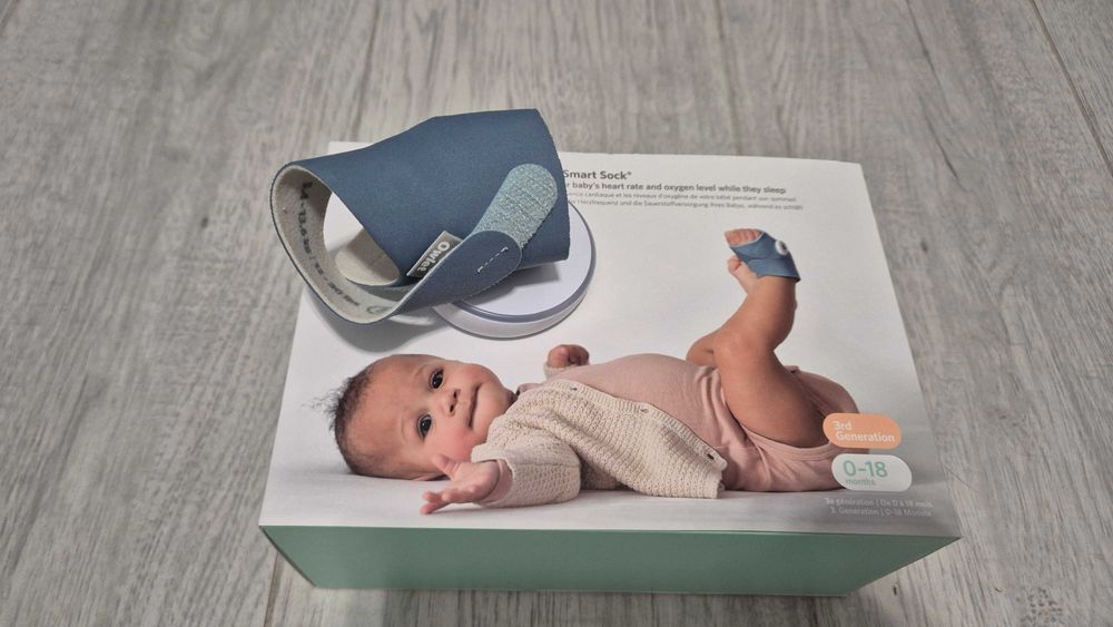 Sosetă inteligentă Owlet Smart Sock 3 – monitor bebe Bluetooth+Wi-Fi