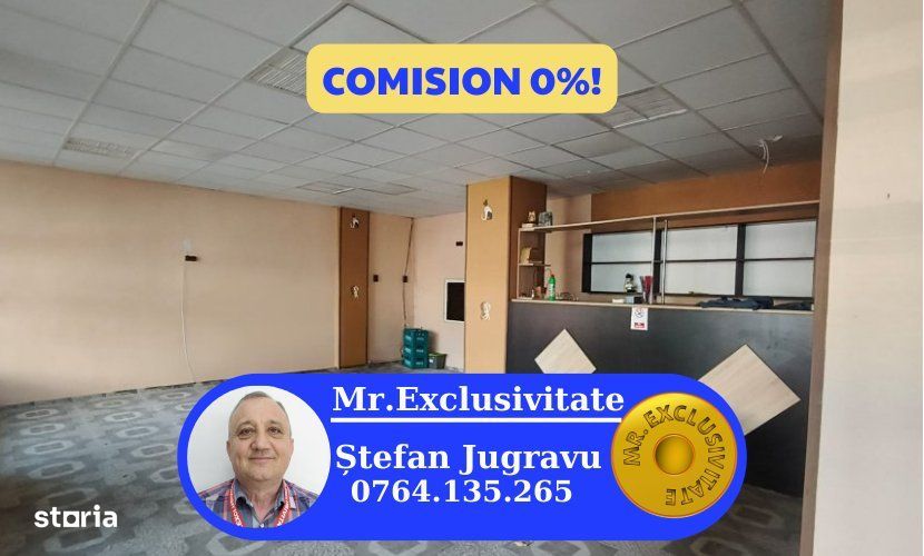 Spatiu comercial de inchiriat –  langa Colegiul National Spiru Haret