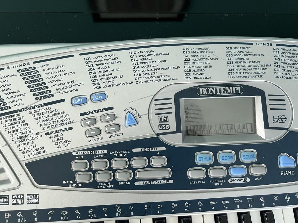 Йоника Bontempi PM747