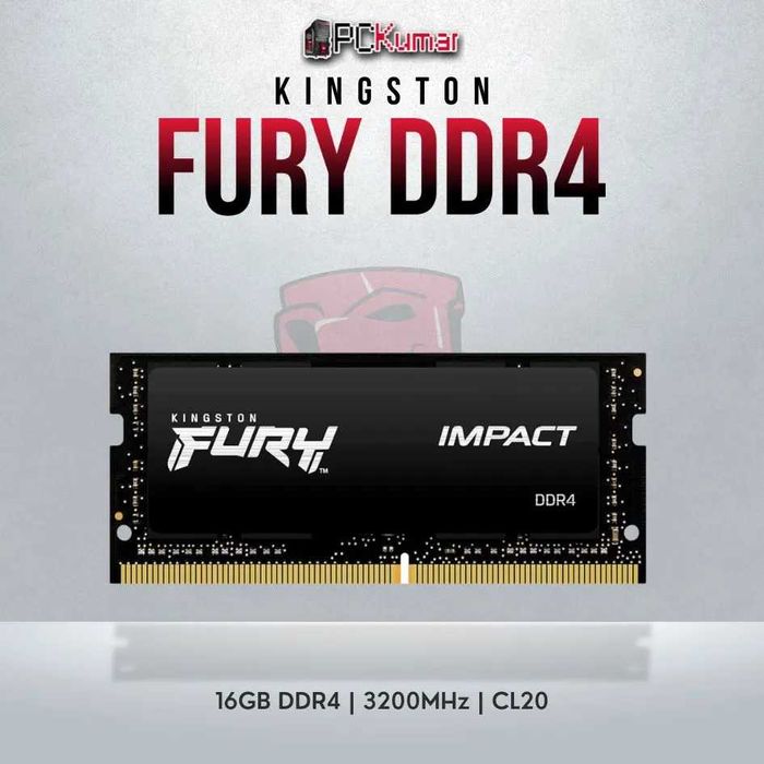 Kit 32GB DDR4 3200MHz Memorie Laptop Kingston FURY Impact Sigilat NOU