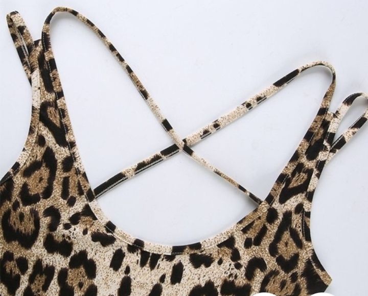 costum de baie leopard animal print XL