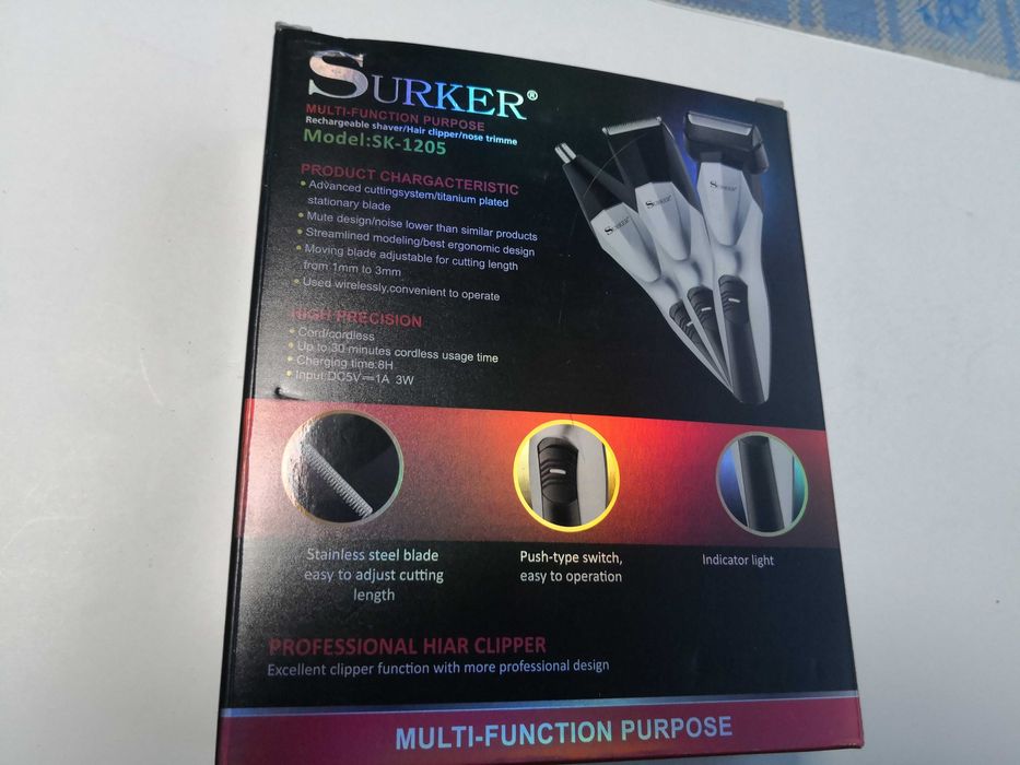 Masina de tuns 3in1 cu acumulator