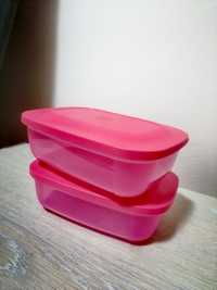 Set 2 boluri Tupperware, 500 ml, roz fucsia