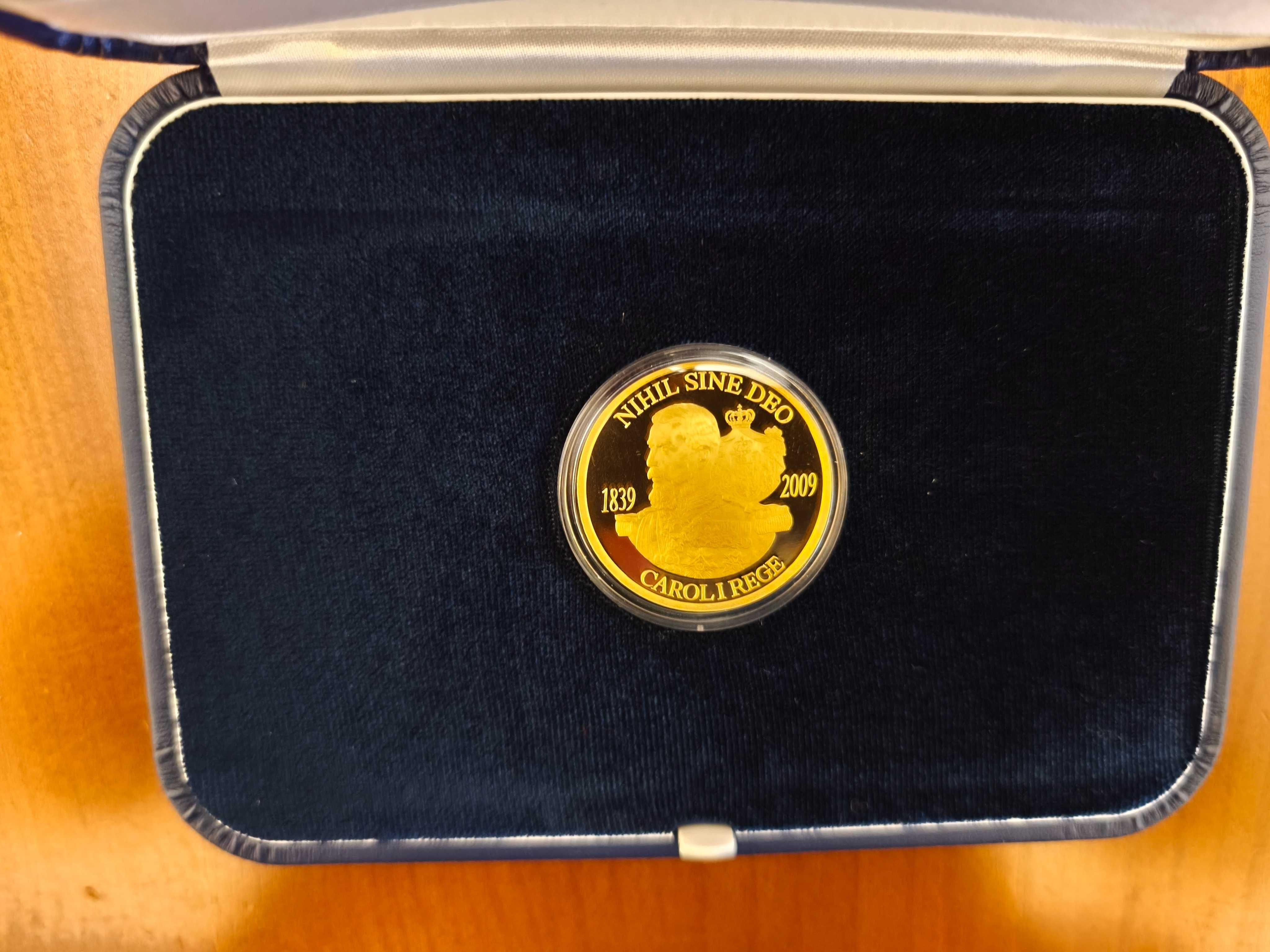 Moneda aur BNR - 170 de ani de la naşterea regelui Carol I