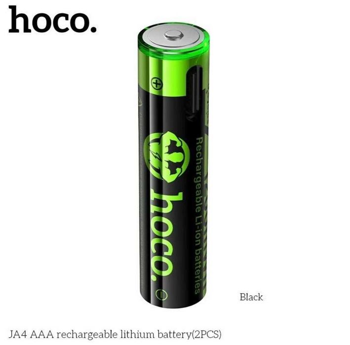 Hoco JA3 JA4 перезаряжаемые литиевые AA-батарейки Rechargeable Battery