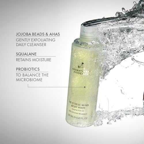 Нов Де-стрес душ гел с AHA и етерични масла за гладка кожа 250мл жени