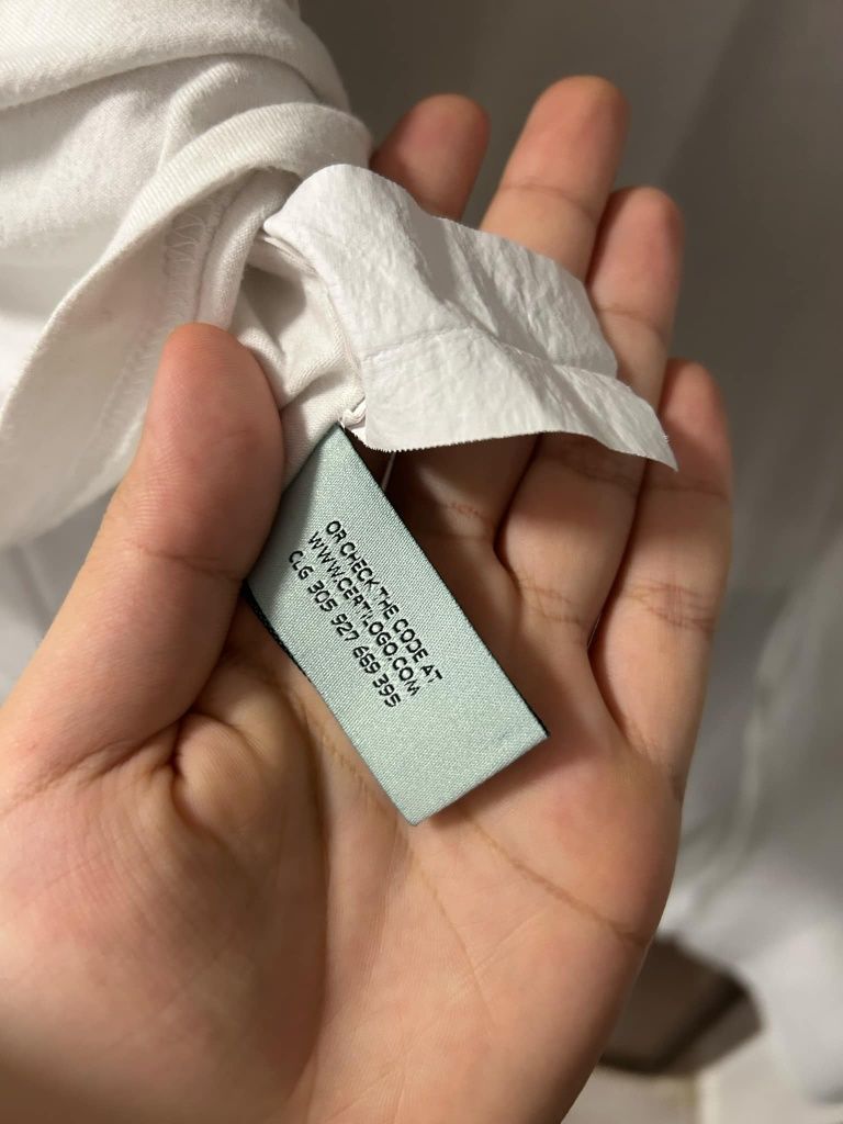 Off-White White T-shirt тениска. Оригинален