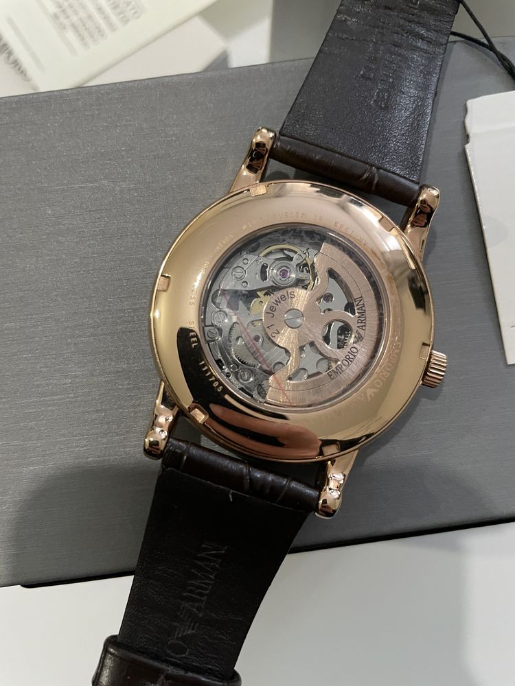 Оригинален автоматичен часовник Emporio Armani Luigi Meccanico