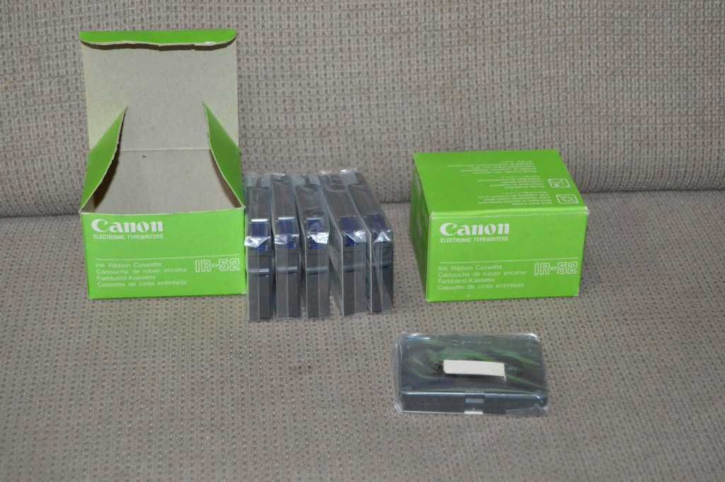 CANON IR-52 Original Rare BLUE Ribbon Cassettes for typing machines