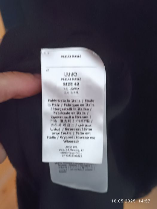 Черна рокля Liu Jo