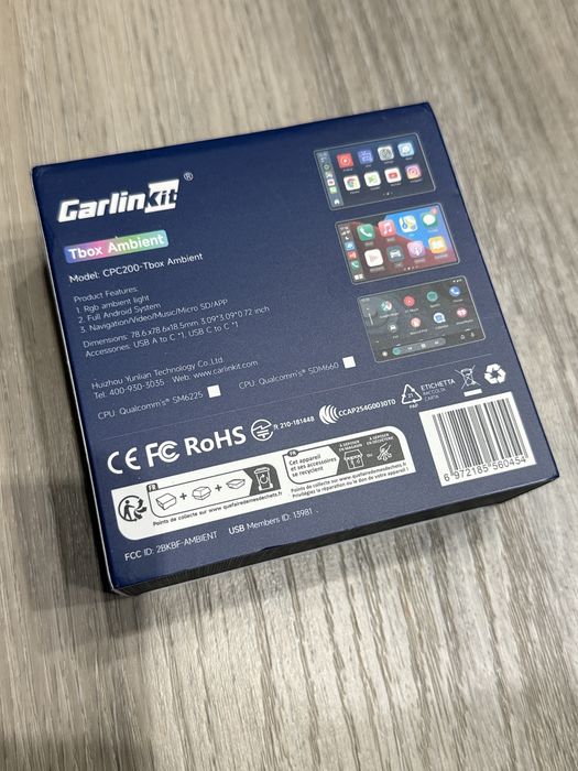 CarLinKit TV Box – Телевизия, YouTube, Безжичен CarPlay