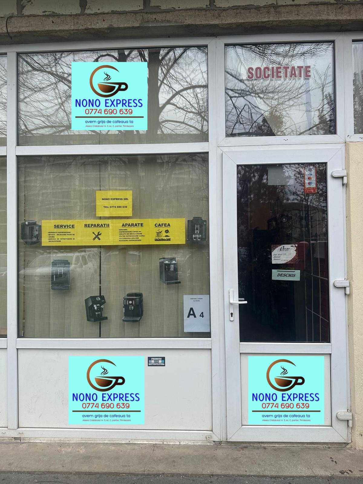 Service aparate cafea, reparatii espressoare cafea, revizie expresor