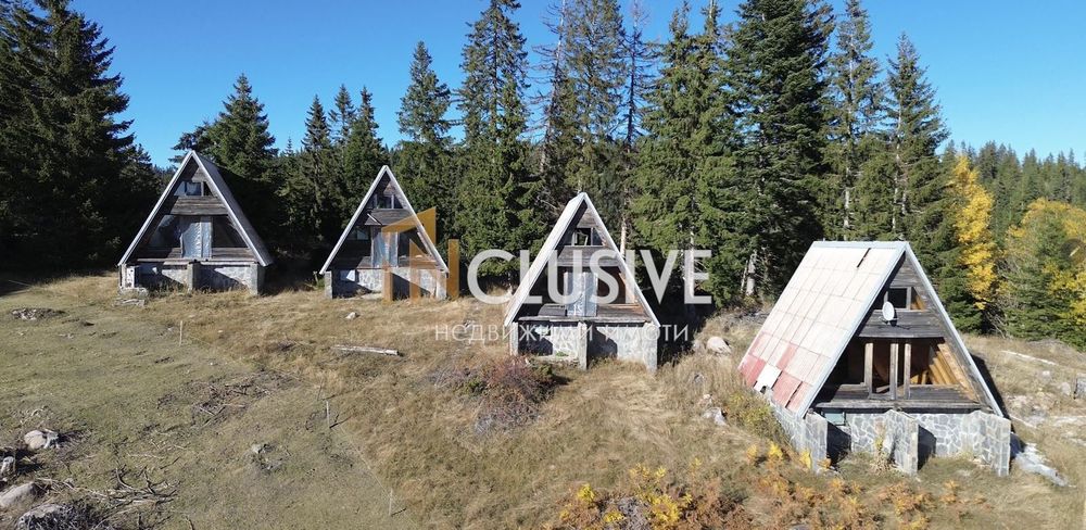 5 бунгала в Пампорово парцеил 2100кв. ток вода канаялизация