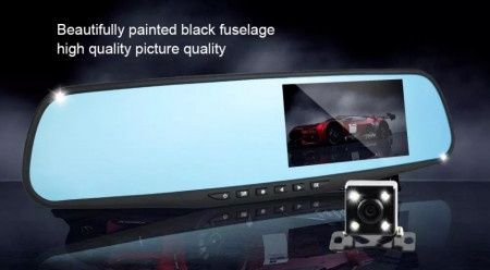 Oglinda Retrovizoare, Full Hd 1080p tip camera Auto Video, Cu Monitor