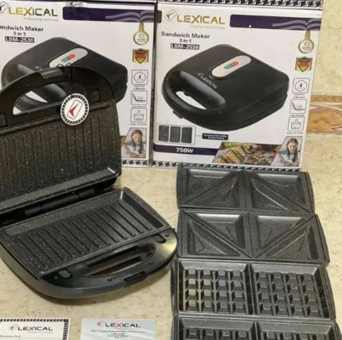 Грил - тостер, ЛЕКСИКАЛЕН, 3В1