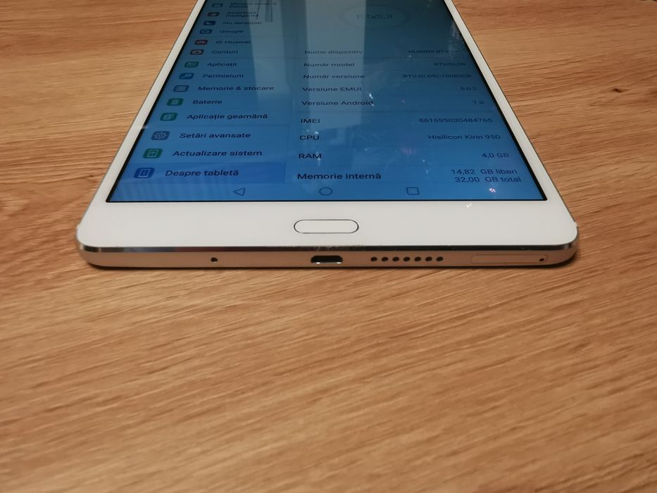 Tableta Huawei MediaPad M3, 8.4 inch IPS, 32 Gb, 4 Gb