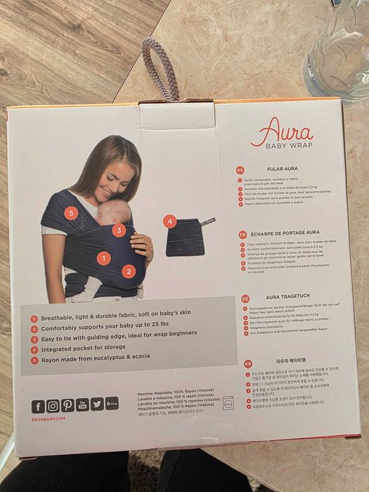 Слинг Ergobaby Aura Marama Indigo