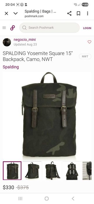 Rucsac nou AG SPALDING & Bros. Yosemite 15"