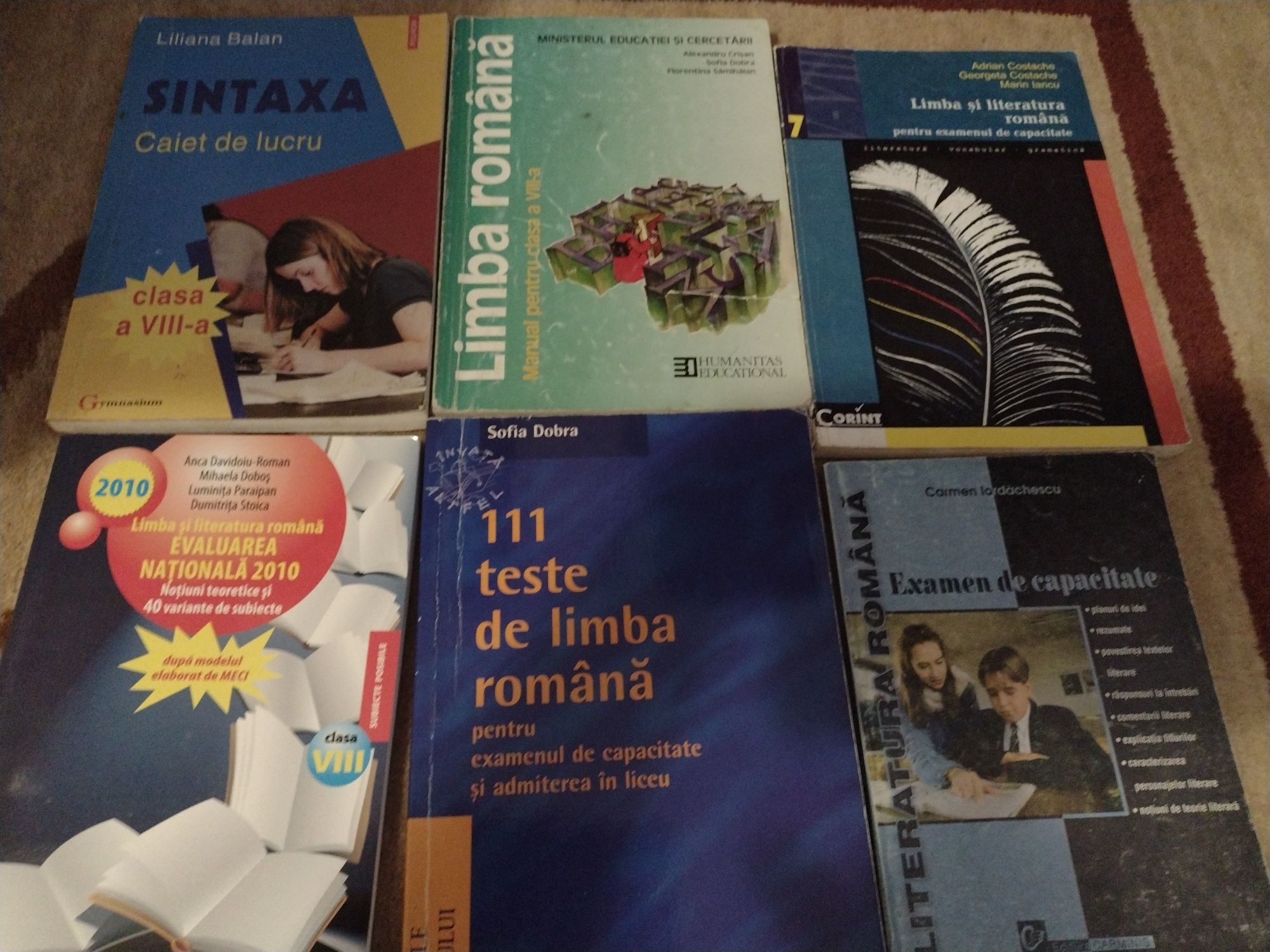 Cărți limba română clasa a VIII a - 5 + 1 gratis