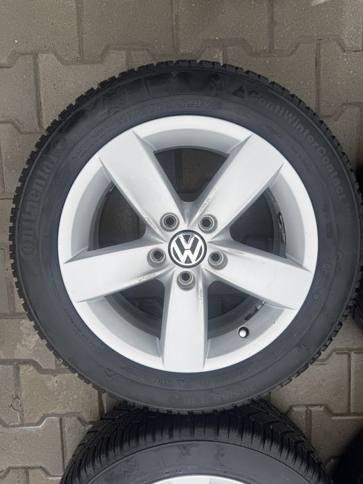 Roti originale Volswagen 16 inchi anvelope iarna