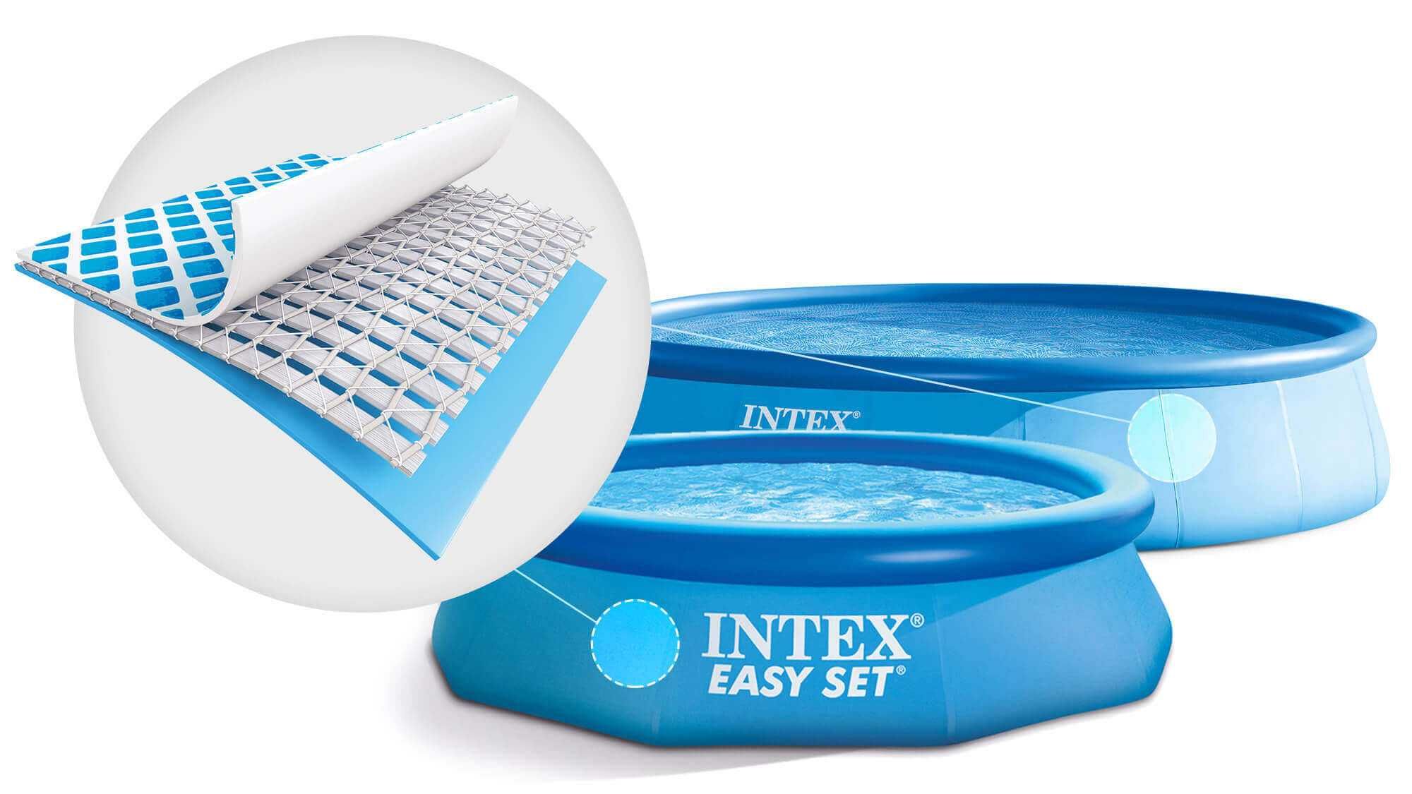 Бассейн надувной для дачи "Easy Set" 305 * 76 см Intex