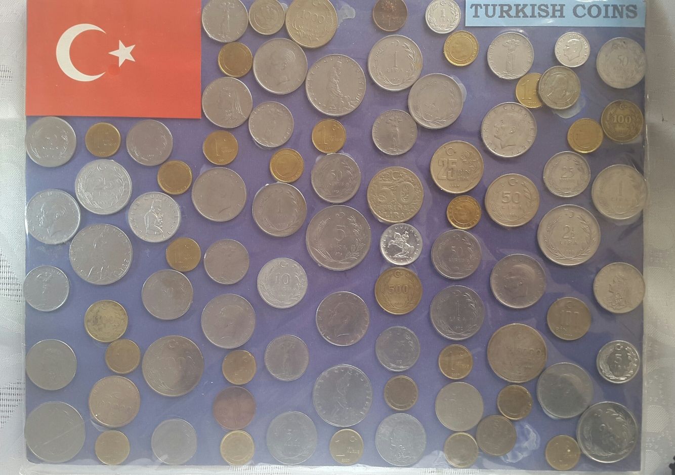 Турецкие монеты - 86 шт