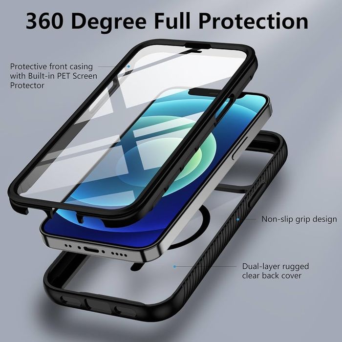 Husă iPhone 12/12 Pro XTCASE – Protecție 360°*