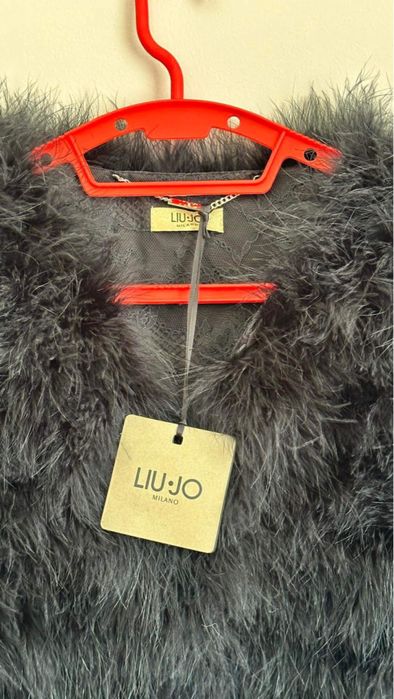 Палто от естествени пера Liu Jo