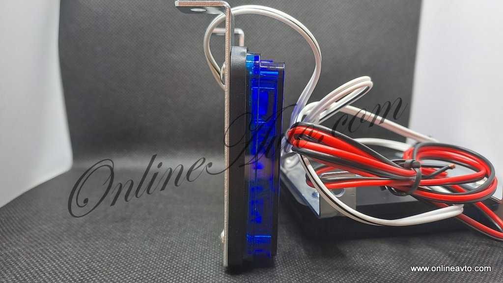 LED Мощни сини лампи за Линейка 24W Полиция НСО СОТ син/син за решетка