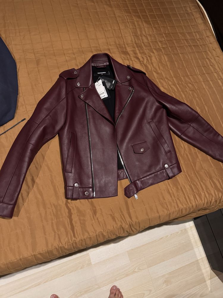 geaca dsquared piele originala