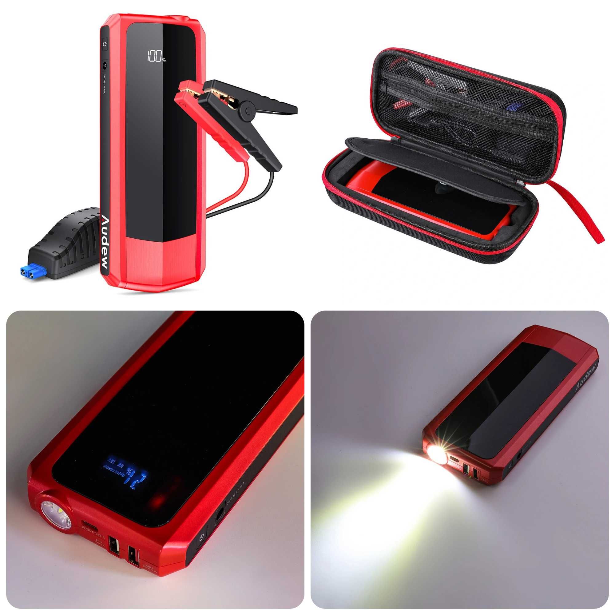 Aвариен стартер за акумулатор за автомобили JumpStarter 2000А 20000mAh