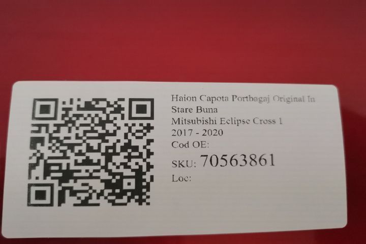 Haion Capota Portbagaj Original In Stare Buna Mitsubishi  Eclipse Cros