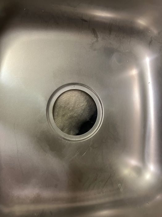 Кухненска мивка алпака с десен плот, 80х60х16cm, неизползвана