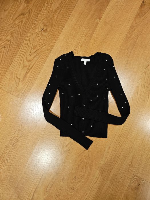 H&M жилетка с кристали XS-34
