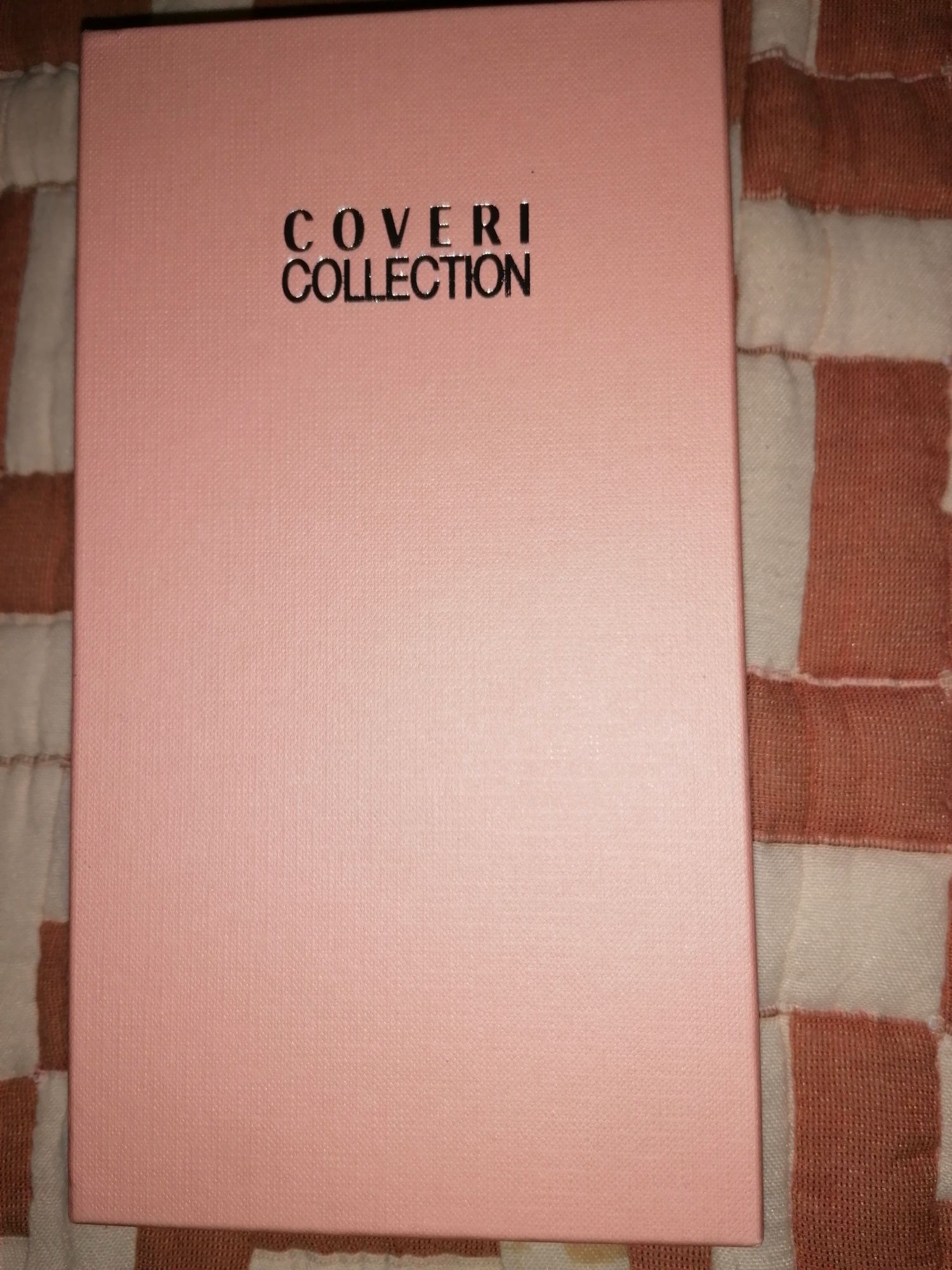 Луксозен марков дамски портфейл Coveri от естествена кожа в кафяв цвят