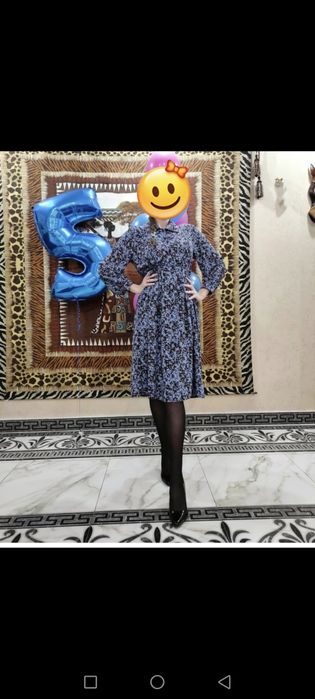 Платье свободного кроя