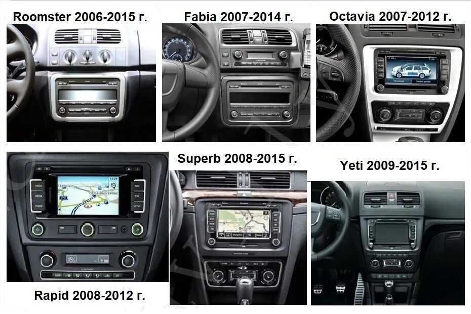 Мултимедия АНДРОИДза Skoda Fabia/Octavia/Superb/Yeti/Roomster/Praktic