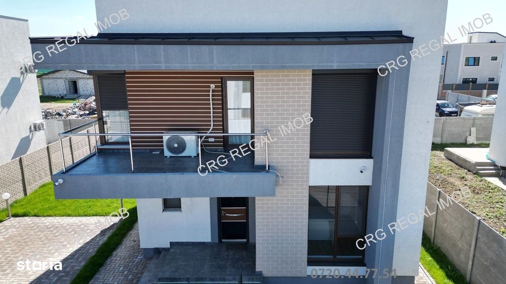 Vila Proiect Deosebit 5 camere 3 bai la cheie central Comuna Berceni