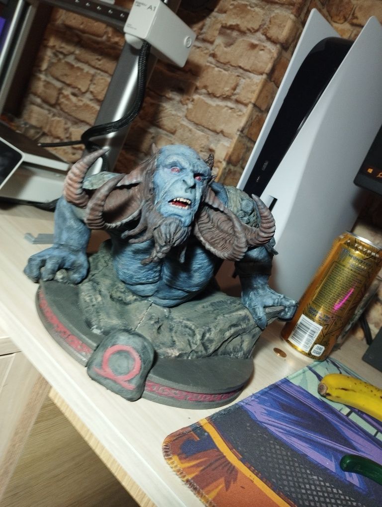 God of war troll 3d print 23 сантиметра
