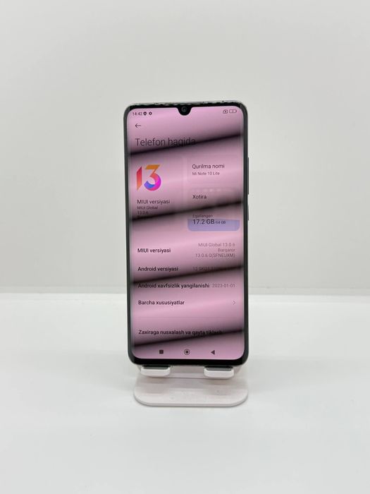 Mi note 10 lite sotiladi dastavka bor