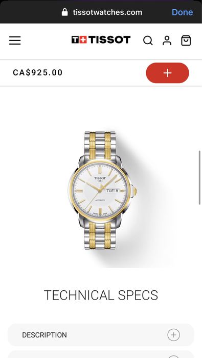 Ceas Tissot Automatics III