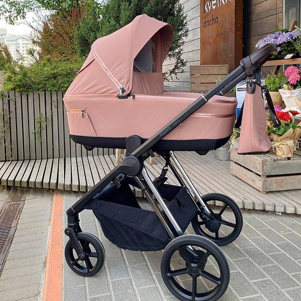 Бебешка количка 2в1 Miloo Pink Love Story - Espiro