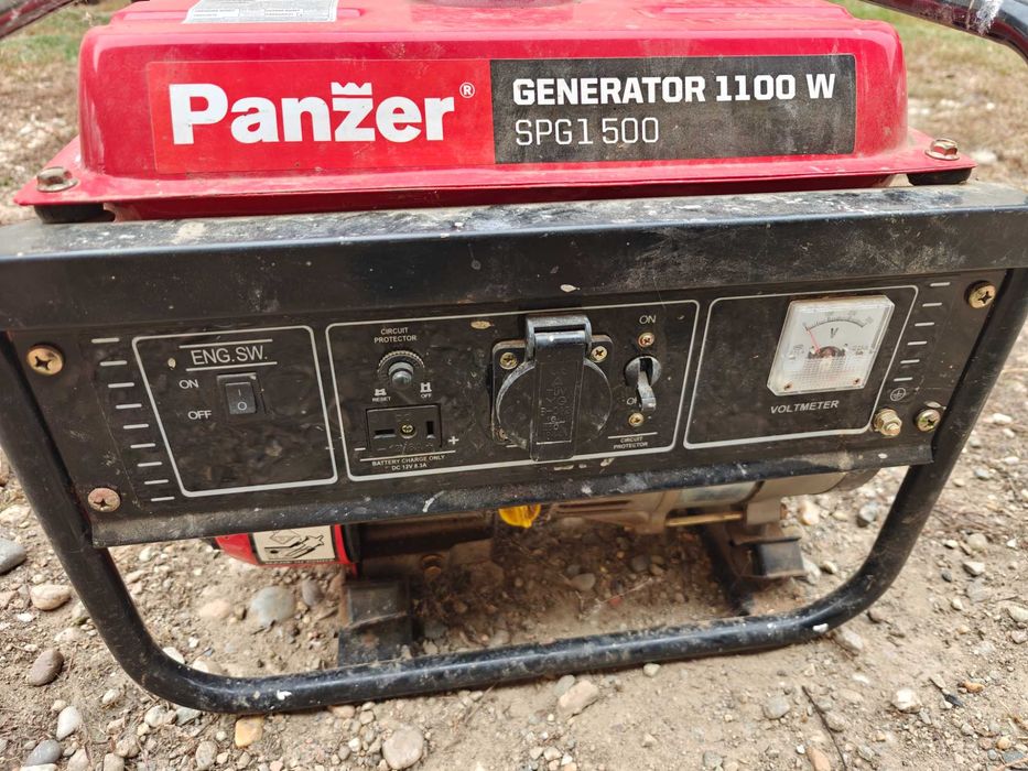 Generator Panzer SPG1500 – 1100W, motor 3CP, benzină, 4 timpi