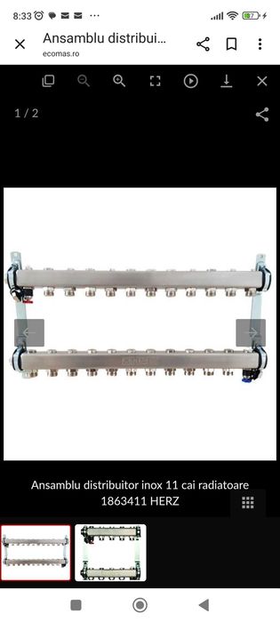 Distribuitor radiator /calorifer 11 cai