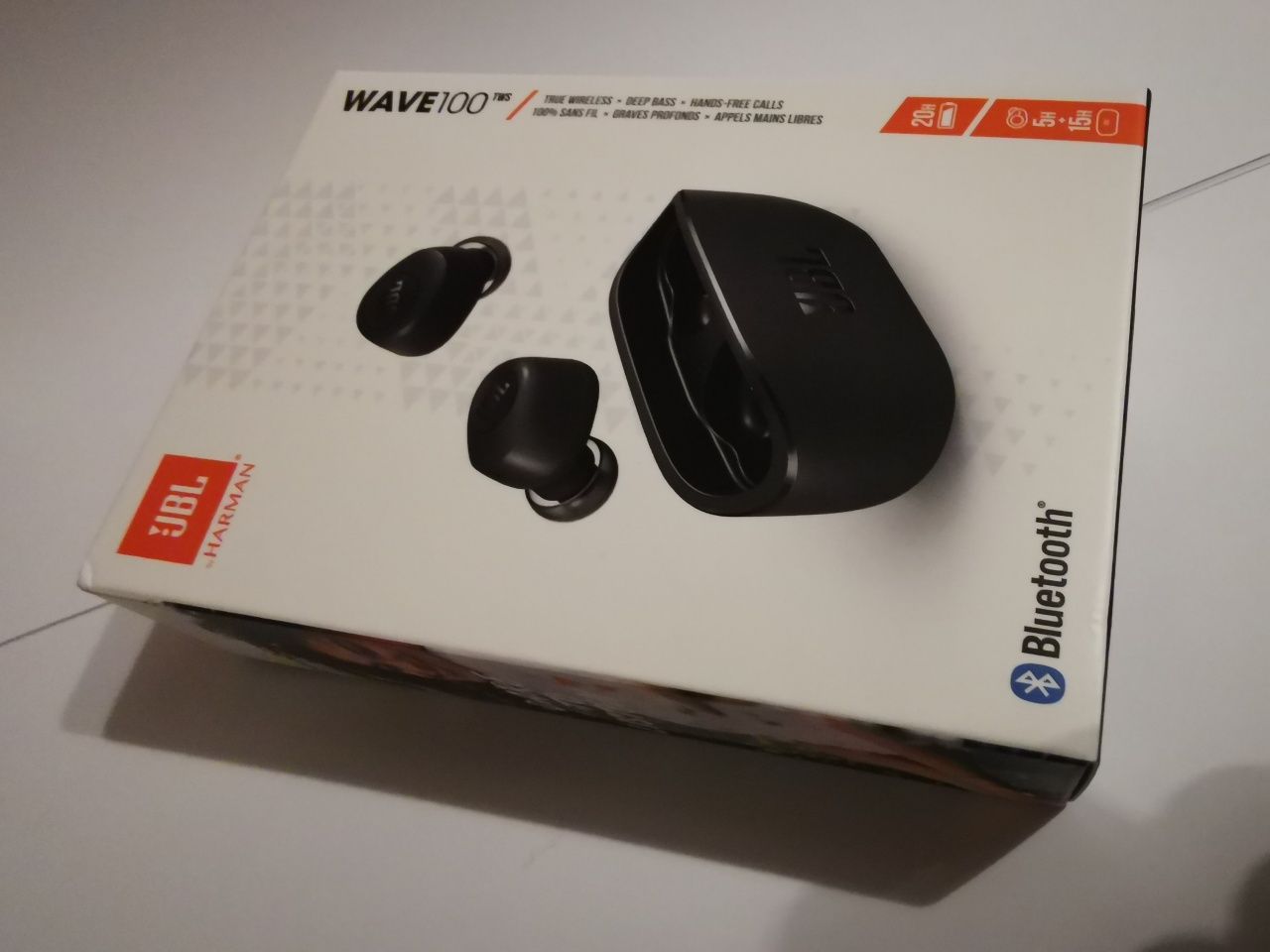 Căști JBL Wave 100 Super Bass wireless bluetooth