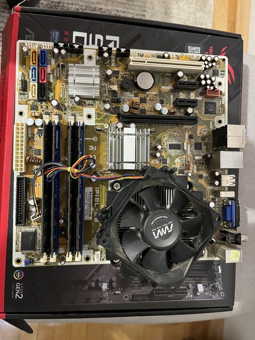 KIT PC RETRO Asus IPIBL-LB intel core2quad 8gb ddr2