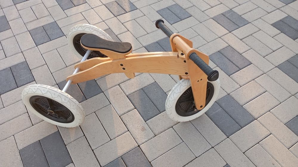 Tricicleta lemn EBIKE 3 in 1