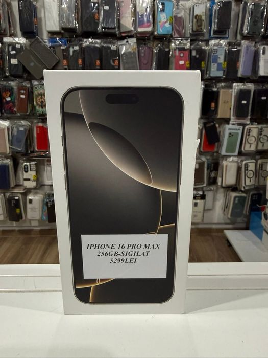 iSellStore Vâlcea: iPhone 16 Pro Max Natural Titanium - 256GB