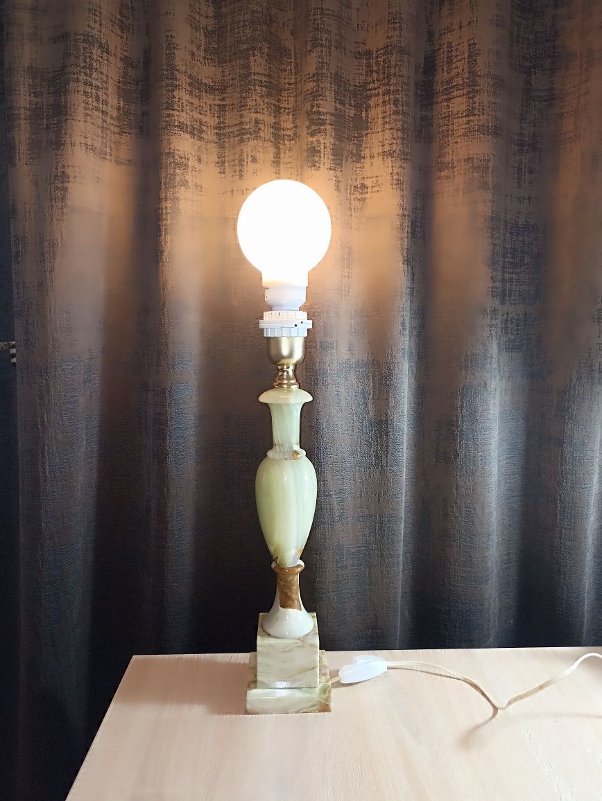 Lampa veioza onix marmura vintage